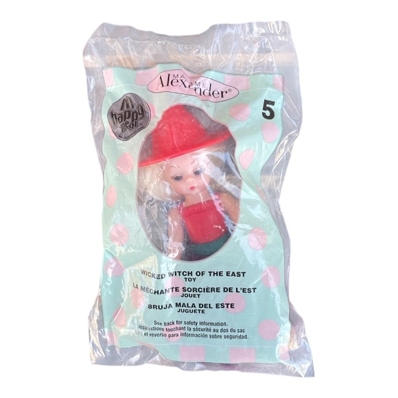 2007 McDonald’s Madame Alexander Wizard of Oz Happy Meal Toys Set of 5 NEW - Picture 3 of 6